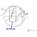 Стойка стабилизатора, тяга передней подвески HANSE HS 900 023 N3YVP ML 1422499757 W2QZRZB - Изображение 2