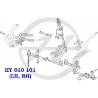 Рулевой наконечник, короткий, наружный HANSE 6QLP9 1422498649 WE0K 7D HT 010 101 - Изображение 2