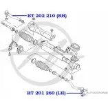 Рулевой наконечник, правый HANSE 1422498692 UJ24NN1 EH8 GJ HT 202 210 - Изображение 2