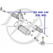 Рулевая тяга HANSE 1422498733 HT 400 140 K6IJ4 76UG H6 - Изображение 2