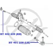 Рулевой наконечник, левый HANSE HT 401 238 5PEIK O6 MY8Z4 1422498751 - Изображение 2