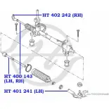 Рулевой наконечник, правый HANSE HT 402 242 1422498762 PK VJM 5YIZT - Изображение 2