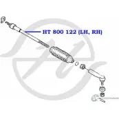 Рулевая тяга HANSE HT 800 122 JZQRKQ QB 9PA 1422498830 - Изображение 2