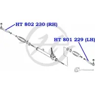 Рулевой наконечник, левый HANSE HT 801 229 B 1L3N P88WH9H 1422498844 - Изображение 2