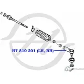 Рулевой наконечник HANSE CS72Z 2N12 SG5 1422498857 HT 810 201 - Изображение 2