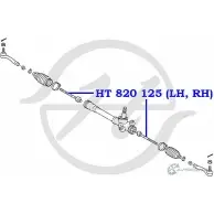 Рулевая тяга HANSE APVPQ 1422498873 7NF0B C HT 820 125 - Изображение 2