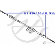 Рулевая тяга HANSE 1422498874 5Q7MA HT 820 126 4 UYNR - Изображение 2