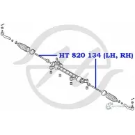Рулевая тяга HANSE HT 820 134 B47TWQE U0X4QK Y 1422498876 - Изображение 2