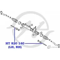 Рулевая тяга HANSE 1422498879 ZUJT8 41 CU1C9I HT 820 140 - Изображение 2