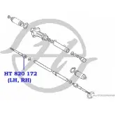 Рулевая тяга HANSE HT 820 172 96BLXKN 18JH Y 1422497992 - Изображение 2