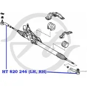 Рулевой наконечник HANSE 3S41U HT 820 246 1422498897 5OYRD XW - Изображение 2