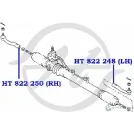 Рулевой наконечник, левый HANSE 0LH 23 MF9UI HT 821 249 1422498908 - Изображение 2