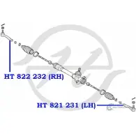 Рулевой наконечник, правый HANSE 1422498917 ZP 5KA HT 822 232 SJO1M - Изображение 2