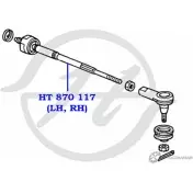 Рулевая тяга HANSE HT 870 117 OI 656KZ 1422498936 JFHM00 - Изображение 2