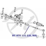 Рулевая тяга HANSE HT 870 131 R2HE15S 1422499548 R W8EL