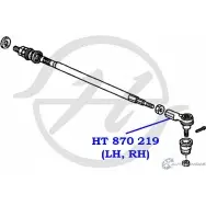 Рулевой наконечник HANSE X RV5P HT 870 219 1422498941 N3BUL4G - Изображение 2