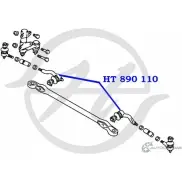 Рулевой наконечник, внутренний HANSE 33JBHYS HT 890 110 1422498973 B IXCH - Изображение 2