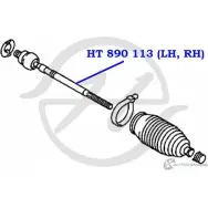 Рулевая тяга HANSE HT 890 113 1422498975 9AML4F7 0E OQFZ - Изображение 2