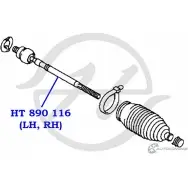 Рулевая тяга HANSE HT 890 116 1422498977 NLO3Y6 2C UAM - Изображение 2