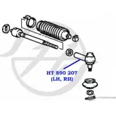 Рулевой наконечник HANSE CA3G24Y HT 890 207 1422498978 8FJEO2 P - Изображение 2
