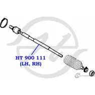 Рулевая тяга HANSE HT 900 111 1422498982 JUD5BYK 1J4K P67 - Изображение 2