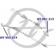 Рулевой наконечник, правый HANSE QJLME2 L0H HZHL 1422497963 HT 902 214 - Изображение 2