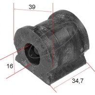 Втулка стабилизатора CORTECO 1397433 80005440 8 CCNZ 3358960621320