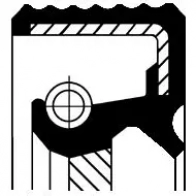 Сальник коленвала CORTECO 82030094 1383036 19030094B BASLRSX7 Simmerring - Изображение 4