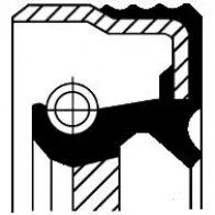 Сальник коробки передач МКПП CORTECO 82034714 B1BASFSLVRDX7 Simmerring 1378375 01034714B