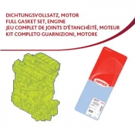 Прокладки двигателя CORTECO 430659P Q9O R2 Renault Kangoo (KC) 1 Минивэн 1.9 D 55 (KC0D) 54 л.с. 1997 – 2025 3358960541499