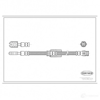 Тормозной шланг CORTECO 3358960532183 XFH EAK Volkswagen Passat (B6) 4 Универсал 3.2 FSI 4motion 250 л.с. 2005 – 2010 19036321