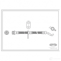 Тормозной шланг CORTECO 86 CBPZD 3358960476982 Suzuki Splash (EX) 1 Хэтчбек 1.2 (A5B 412) 86 л.с. 2008 – 2025 19035302