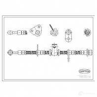 Тормозной шланг CORTECO VUZC96 1 Honda Accord 6 (CE, CD, CF) 1997 – 2002 19032232 3358960090751