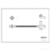 Тормозной шланг CORTECO A FH34KL 19032191 3358960090171 Land Rover Freelander 1 (L314) 1997 – 2006