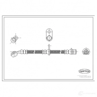 Тормозной шланг CORTECO S 11UO Honda Civic 6 (EJ, EM1) Купе 1.6 i Vtec 160 л.с. 1999 – 2000 19035069 3358960363558