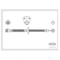 Тормозной шланг CORTECO 19018938 3358960189387 ZUYH B Toyota Corolla (E100) 7 Седан 1.3 12V (EE100) 72 л.с. 1992 – 1997