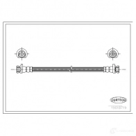 Тормозной шланг CORTECO Honda Civic 6 (MA, MB) Фастбэк 1.4 i (MA8. MB2) 90 л.с. 1995 – 2001 19018719 3358960187192 UI5 6H