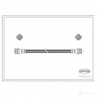 Тормозной шланг CORTECO 3358960097057 19032934 Mitsubishi Pajero 2 (V3, V2, V4) Внедорожник K3 8IX6