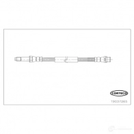 Тормозной шланг CORTECO Mercedes Sprinter (904) 1 Кабина с шасси 2.1 413 CDI 4x4 129 л.с. 2000 – 2006 19037265 3358960615367 DH8 J0F