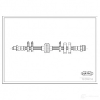 Тормозной шланг CORTECO QLSK 2 3358960181305 19018130 Fiat