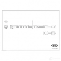 Тормозной шланг CORTECO 49386963 VRR4Y 6S 3358960519580 Ford Fiesta 6 (CB1, CCN) Хэтчбек 1.0 EcoBoost 100 л.с. 2013 – 2024