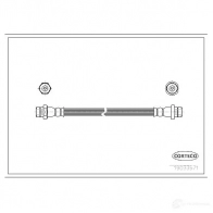 Тормозной шланг CORTECO 1384249 HXA JE6 19033571 3358960205247