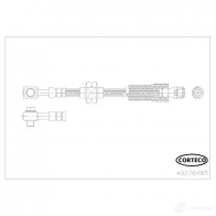 Тормозной шланг CORTECO Opel Insignia (A) 1 Хэтчбек 2.0 Turbo 4x4 (68) 220 л.с. 2008 – 2017 3358960466365 49376485 HFHWK P3