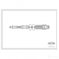 Тормозной шланг CORTECO NE4HB EM 19031192 Citroen Jumper 2 (244) Фургон 2.8 HDi 146 л.с. 2004 – 2024 3358960086297