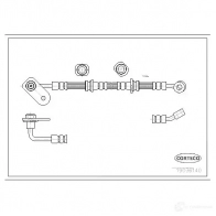 Тормозной шланг CORTECO 19036140 EXH 7N 3358960521033 Suzuki Grand Vitara