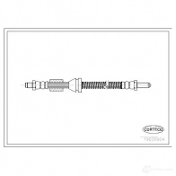 Тормозной шланг CORTECO 1 TLYNYH 19026904 Ford Orion 3 (EA, GAL) Седан 1.8 i 16V 130 л.с. 1992 – 1993 3358960269041