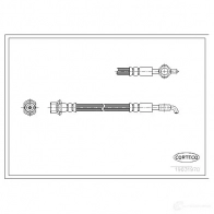 Тормозной шланг CORTECO 1 VW33TX 3358960089045 Toyota Previa (XR10, XR20) 1 Минивэн 2.4 4WD (TCR21. TCR20) 132 л.с. 1990 – 2000 19031970