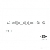 Тормозной шланг CORTECO 3358960590398 19036437 COD0EF B Volvo XC70 2 (136) Универсал 2.0 D3 163 л.с. 2010 – 2015