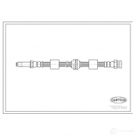 Тормозной шланг CORTECO Ford Galaxy 1 (VX, VY, WGR) Минивэн 2.8 i V6 4x4 174 л.с. 1996 – 2000 19031689 3358960088062 E9 QMRW