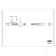 Тормозной шланг CORTECO BGJTVN S 49440013 Ford Kuga 2 (CBS, C512) 2012 – 2019